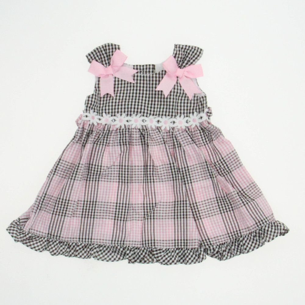 Rare, Too! Girls Brown | White | Pink Dress size: 6 Months